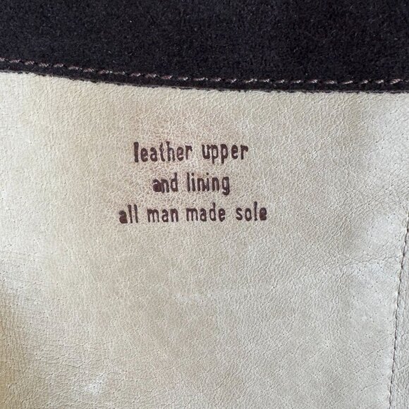 Vintage J. Crew Brown Suede Silver Buckle Inner Zip Lug Sole Knee High Boots - Picture 13 of 17